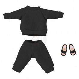 Original Character for Nendoroid Doll figúrkas Outfit Set: Sweatshirt and Sweatpants (Black)